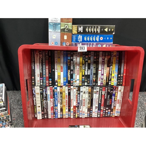 593 - Good Lot of DVD's