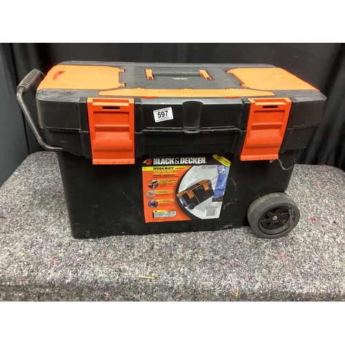 597 - Trolley Tool Box and Contents