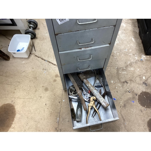 599 - Metal Cabinet containing Various Tools