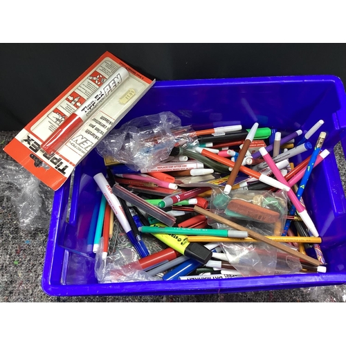 609 - Box of Pens and Stationary