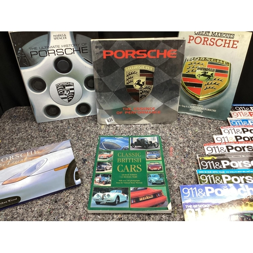 628 - Assorted Porsche Books/Magazines