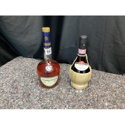 663 - 2 Bottles and Contents