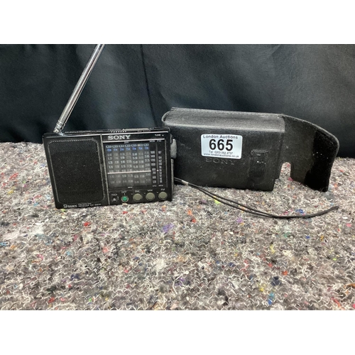 665 - Sony ICF SW20 Radio