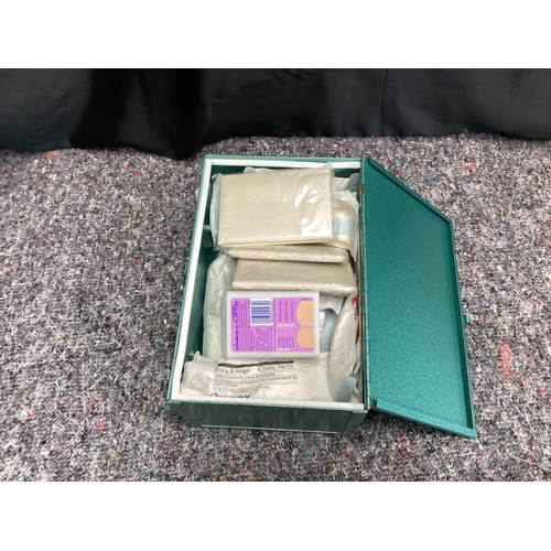 667 - Vintage Metal First Aid Box