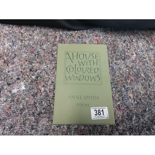 381 - A House with Coloured Windows-Anne Smith-Poems-Signed