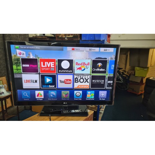 680 - LG 47 Inch Smart Television with Remotes