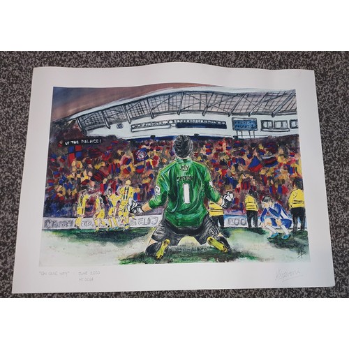 13 - Limited edition signed Mariana Speroni print of Crystal Palace FC player Husband Julian Speroni - 