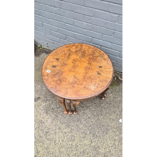 262 - Antique Nest of Burr Walnut Tables>