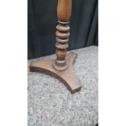 291 - Antique Oak Music Stand