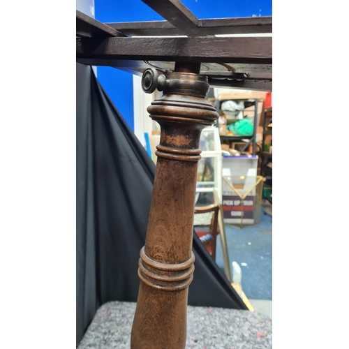 291 - Antique Oak Music Stand