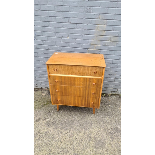 463 - Mid Century Chest of Drawers 78cm W 46cm D 90cm T