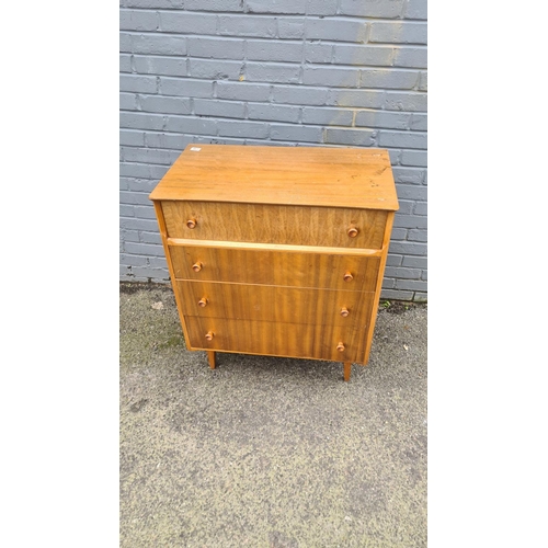 463 - Mid Century Chest of Drawers 78cm W 46cm D 90cm T