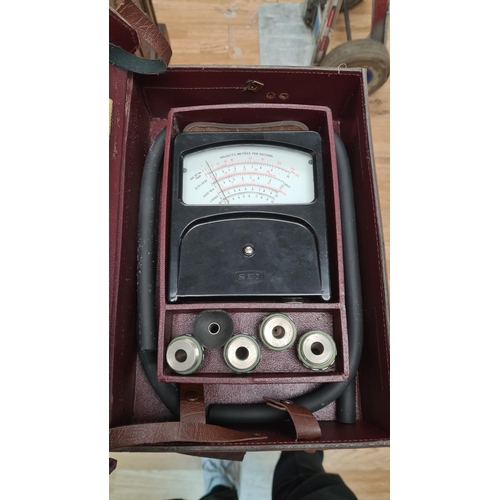 395 - Vintage SEI Velometer in a case