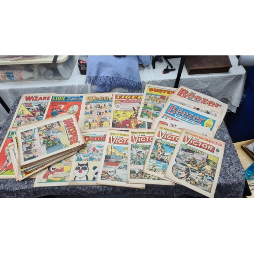 635 - Large Lot of 1960s Comics including The Beano, Dandy, The Victor etc