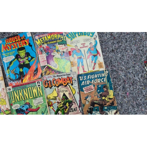 8 - Lot of 7 Various 1960s DC Comics incl. GI Combat 100th Issue