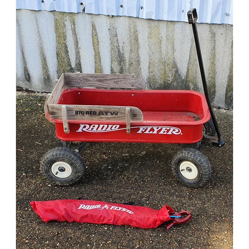 93 - Radio Flyer Big Red ATW Wagon with extras