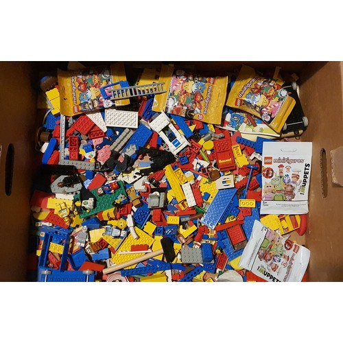 73A - Box of Lego including some unopened mini figure packs