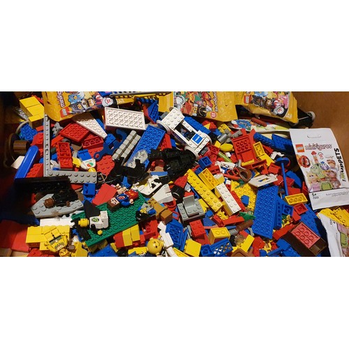 73A - Box of Lego including some unopened mini figure packs