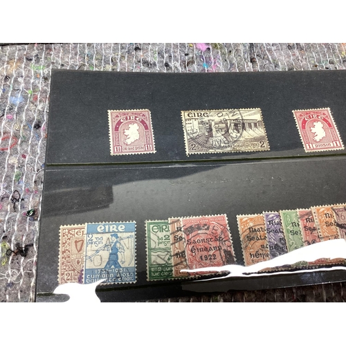 235 - 2 Sheets of Various Irish Stamps 1920s/30s