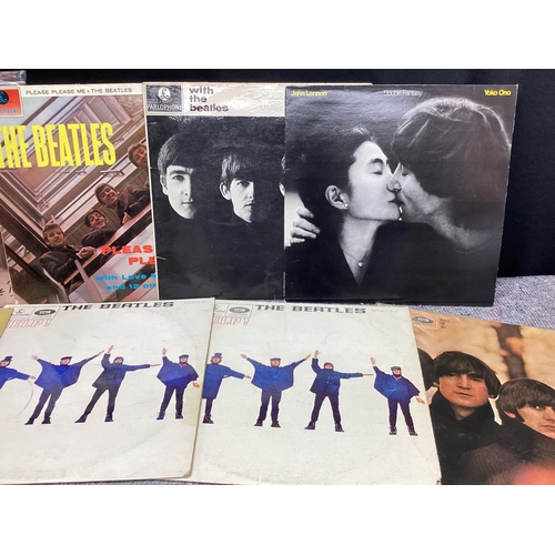 302 - Lot of The Beatles Vinyl Records, Albums etc