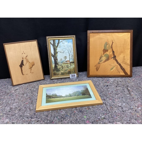 304 - Lot of Oil Paintings & Prints