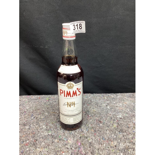 318 - 1 Bottle Pimm's No1
70cl