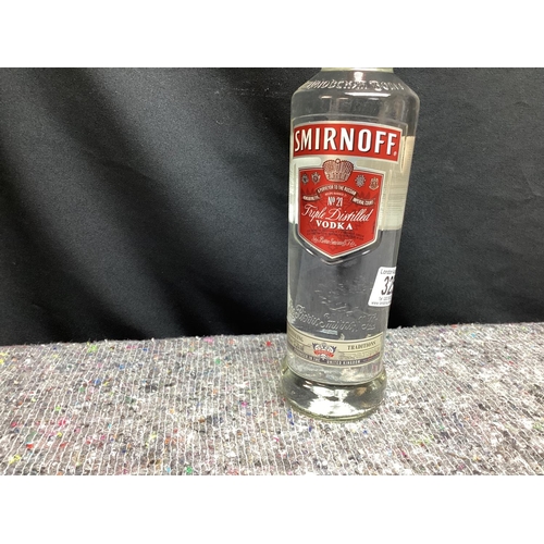 325 - Bottle Smirnoff Triple Distilled Vodka
70cl