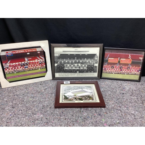 360 - Collection of Arsenal FC Team Photos and Highbury Framed Photograph etc