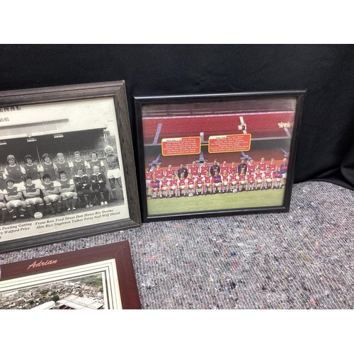 360 - Collection of Arsenal FC Team Photos and Highbury Framed Photograph etc