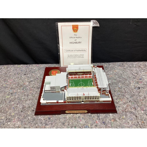 368 - Model-The Official Replica of Highbury-Arsenal Interest Mint and Boxed