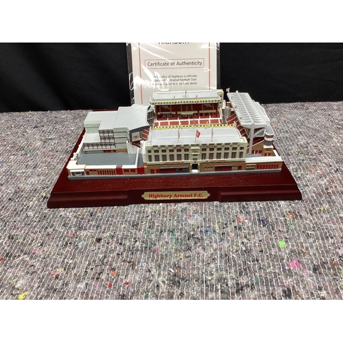 368 - Model-The Official Replica of Highbury-Arsenal Interest Mint and Boxed