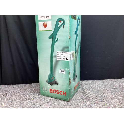 567 - New and Boxed Bosch 300w Strimmer