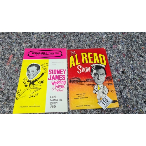 110 - Pair of Signed 1960s Theatre Programmes incl. Sidney James