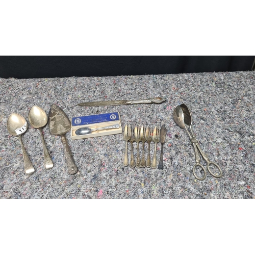 113 - Various Silver Plated Cutlery etc