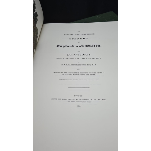 132 - The Romantic And Picturesque Scenery Of England And Wales Ltd Edition in Case by P. J. de Loutherbou... 