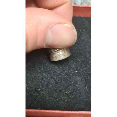 96 - Hallmarked Silver Thimble