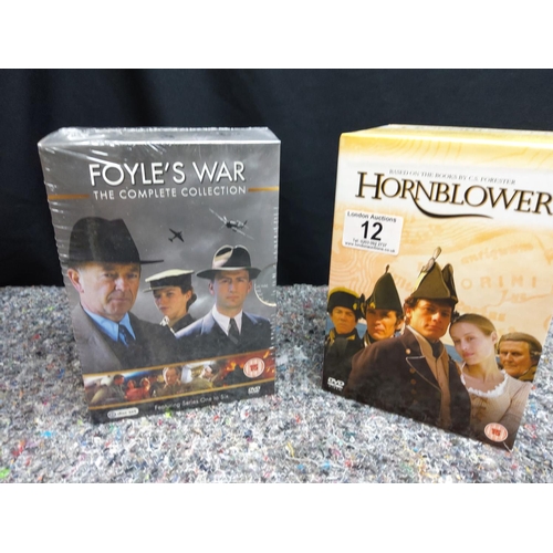 12 - Hornblower DVD Boxset and Sealed Foyles War DVD Boxset