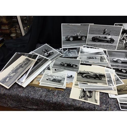 15 - A Good Collection of 1940s Black and White Formula 1 Original Photographs incl. Giuseppe Farina, Sit... 