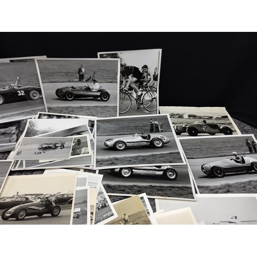 15 - A Good Collection of 1940s Black and White Formula 1 Original Photographs incl. Giuseppe Farina, Sit... 