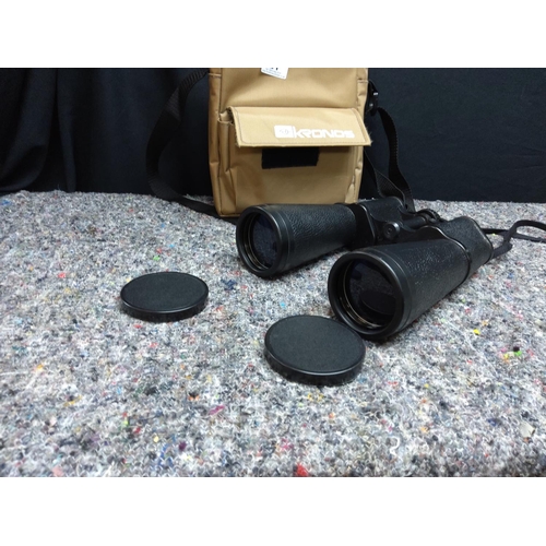 21 - Pair of Kronosn 20x60 Binoculars in a Case