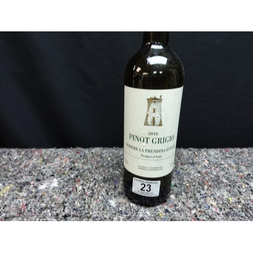 23 - Pinot Grigio 2018 75cl 
Podere La Prendina Estate
By M&S