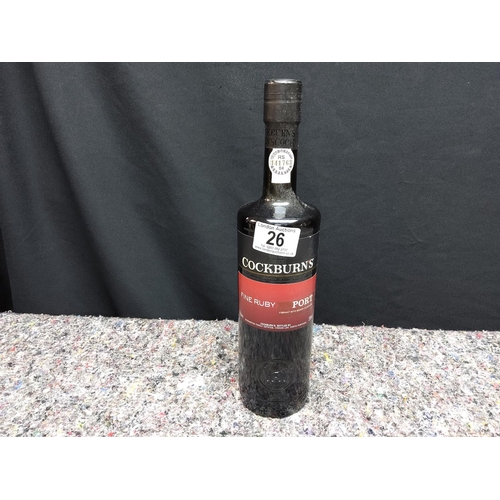 26 - Cockburns Fine Port
75cl