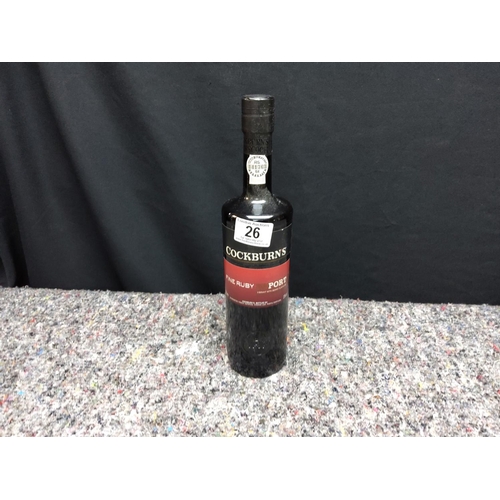 26 - Cockburns Fine Port
75cl