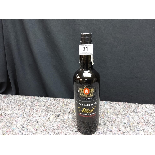 31 - Taylor's Select Reserve Port 4XX