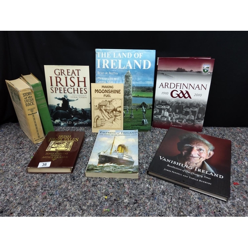 36 - Good Collection of Books Relating to Ireland