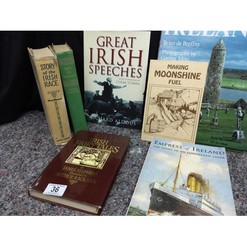 36 - Good Collection of Books Relating to Ireland