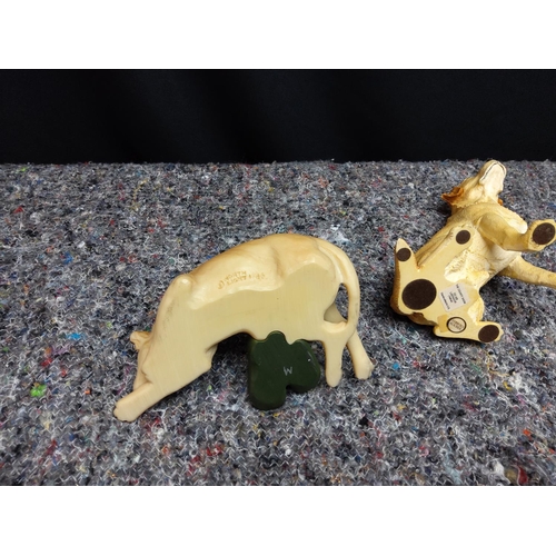 41 - 2 Golden Retriever Figurines-One being Ferrera Roche