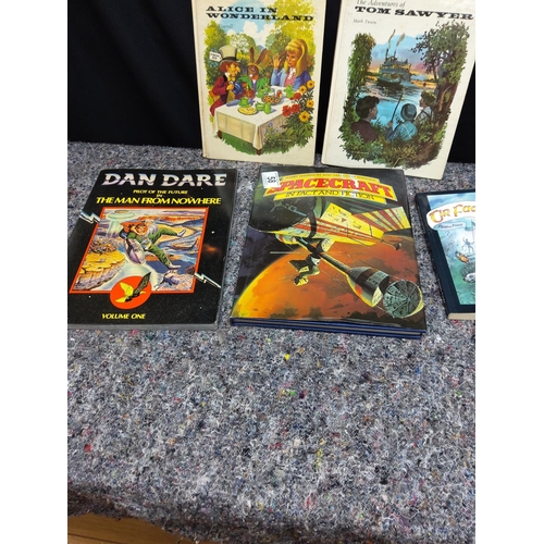 58 - Lot of Good Books incl, Dan Dare & Tir Faoi Thionn-Patricia Forde First Ed.