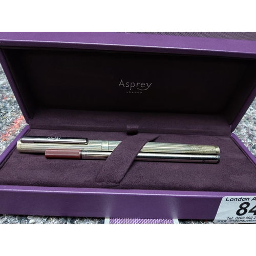 84 - Halmarked Silver At3551ey Ballpoint Pen in Original Box