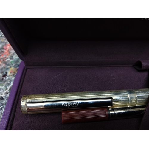 84 - Halmarked Silver At3551ey Ballpoint Pen in Original Box